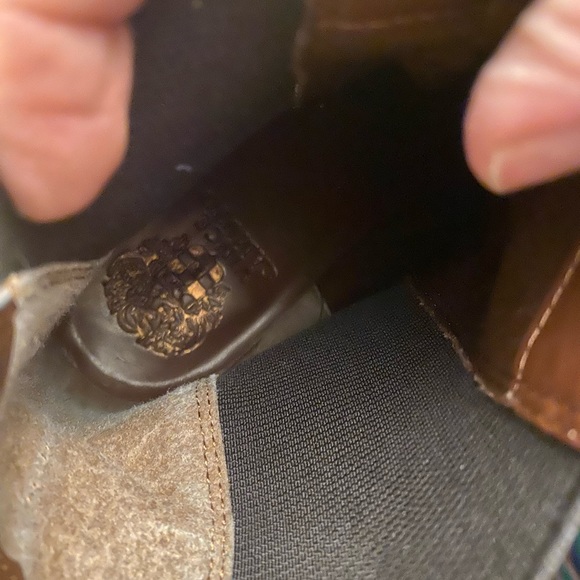 Women’s Vince Canute cognac leather  booties new - Picture 4 of 4